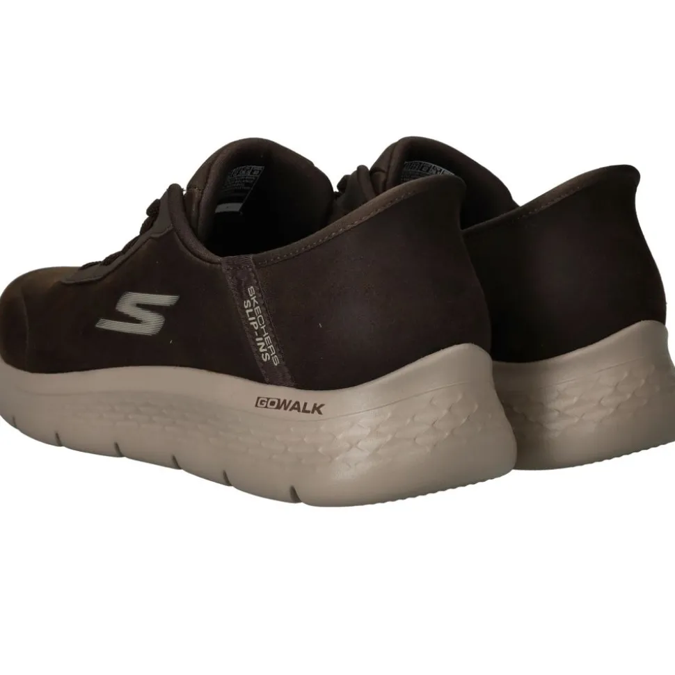 Skechers Slip-Ins Go Walk Flex Sneakers Bruin Heren