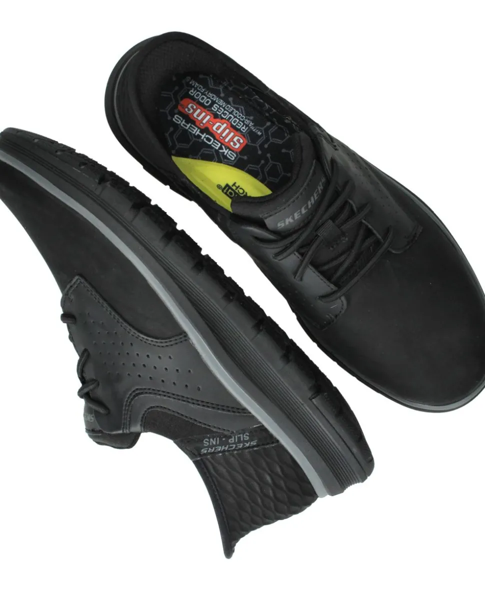 Skechers Slip-Ins Orell Yates Instappers Zwart Heren