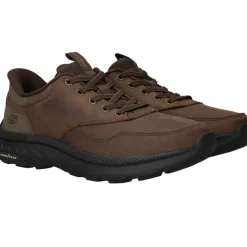 Skechers Slip-Ins Pollard Brax Instappers Bruin Heren