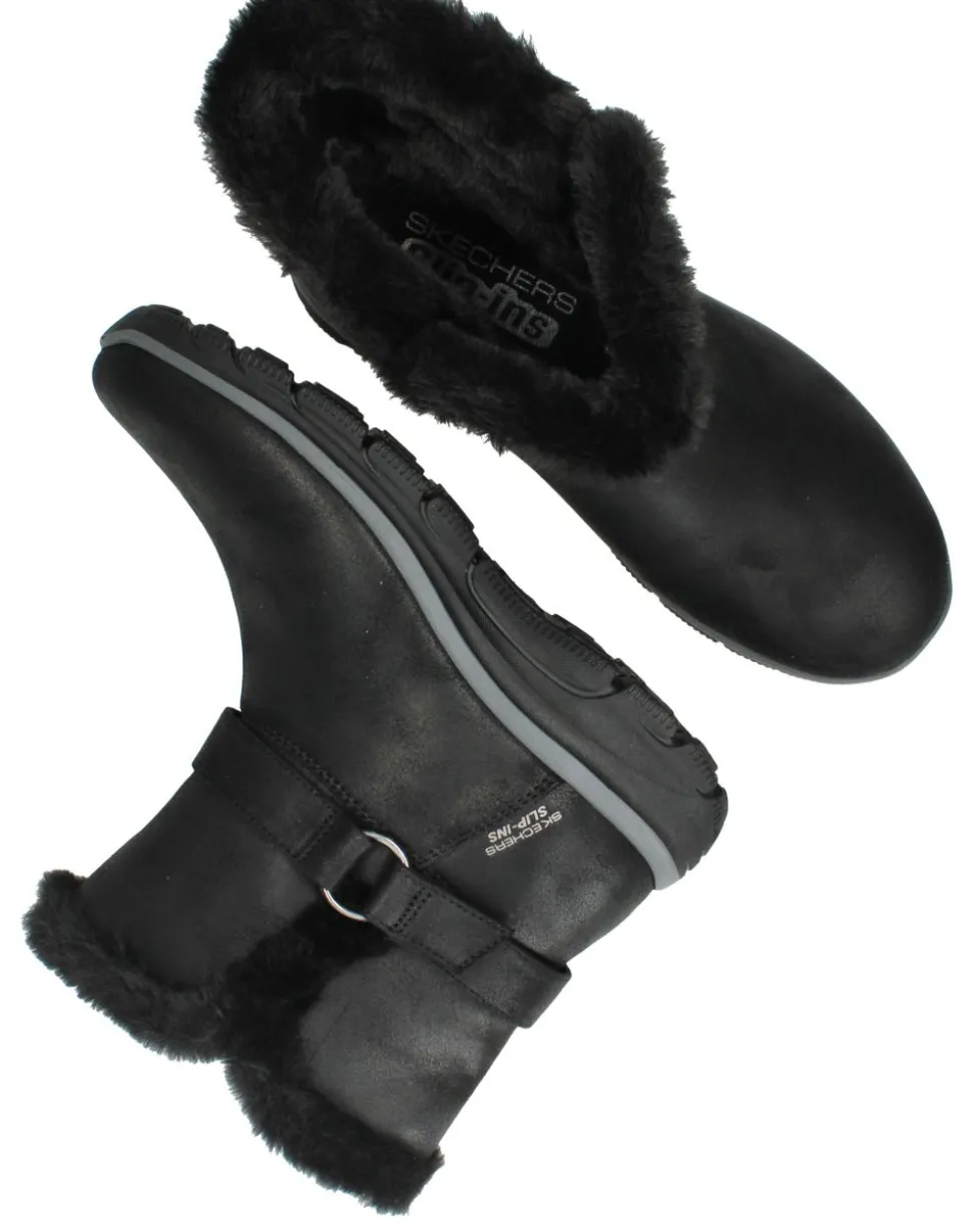Skechers Slip-Ins Relaxed Fit Boots Zwart Dames