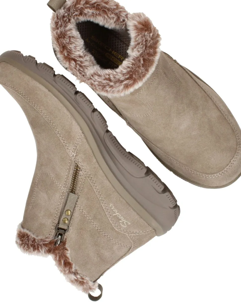 Skechers Slip-Ins Relaxed Fit Boots Beige Dames
