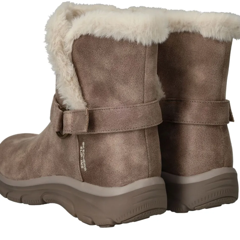 Skechers Slip-Ins Relaxed Fit Vegan Boots Beige Dames