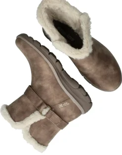 Skechers Slip-Ins Relaxed Fit Vegan Boots Beige Dames