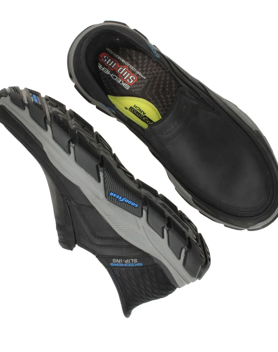 Skechers Slip-Ins RF Respected Instappers Zwart Heren
