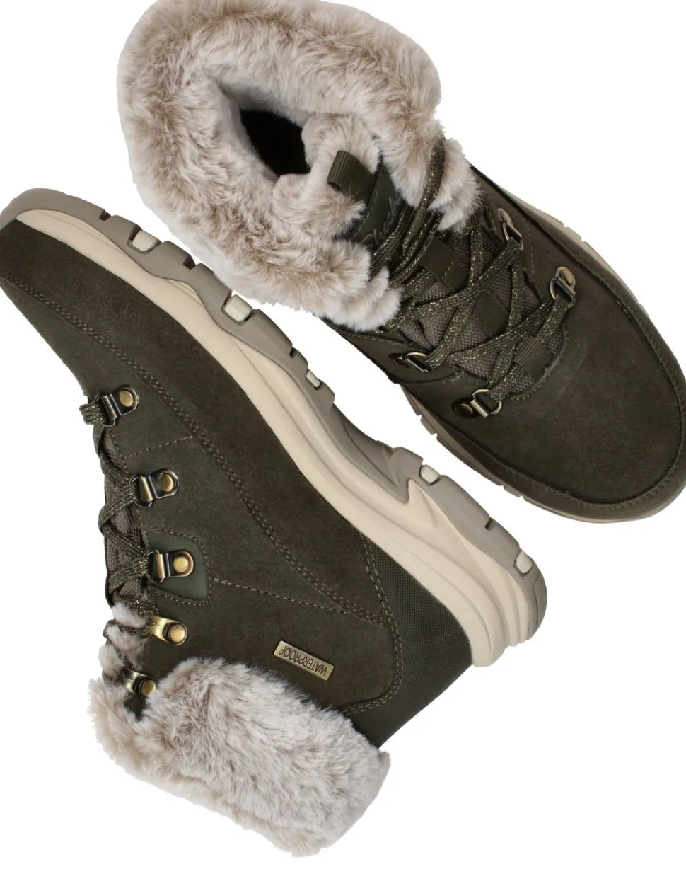 Skechers Trego Waterproof Wandelschoenen Groen Dames