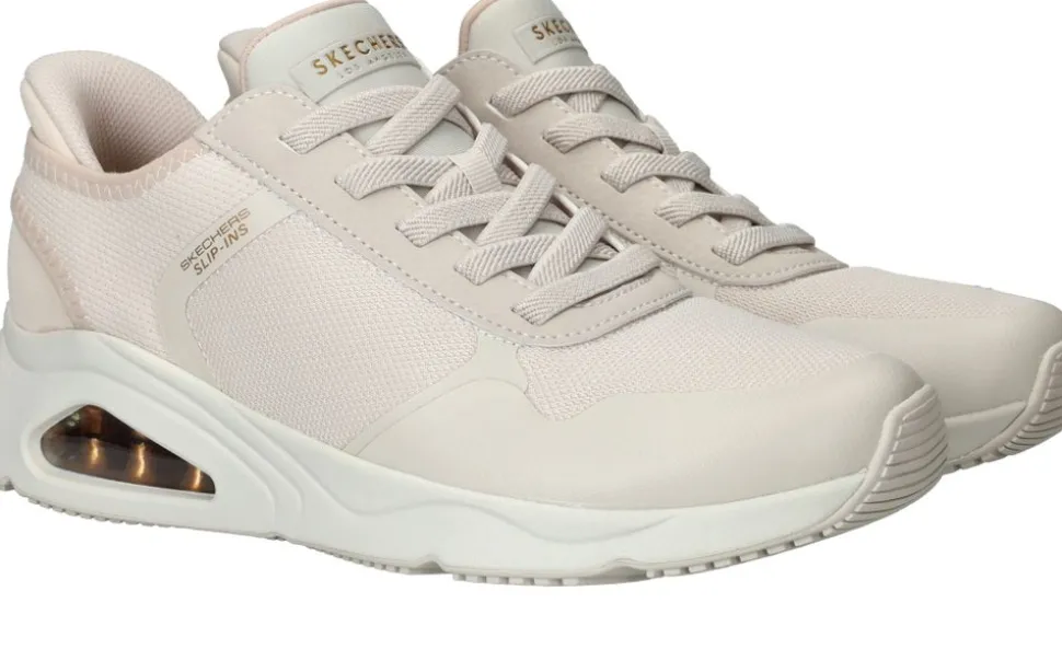 Skechers Tres Air Uno Slip-Ins Instappers Beige Dames