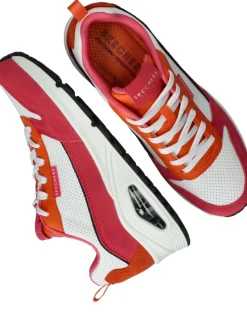 Skechers Uno 2 Much Fun Sneakers Roze Dames