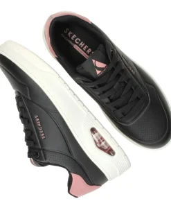 Skechers Uno Court Fast Break Sneakers Zwart Dames
