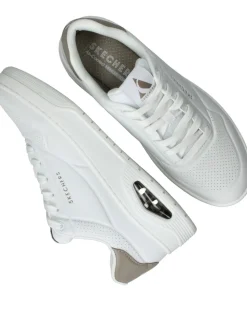 Skechers Uno Court Fast Break Sneakers Wit Dames
