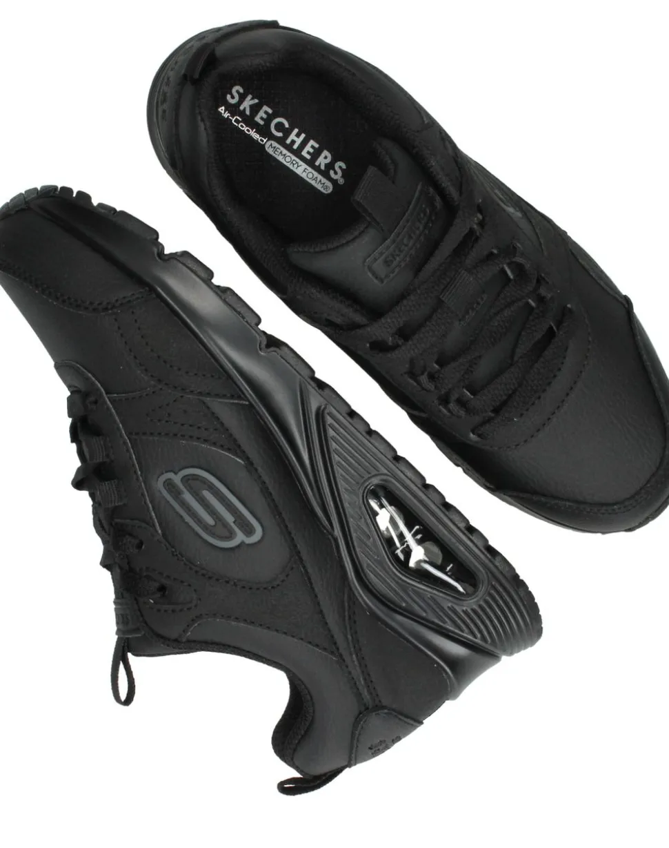 Skechers Uno Gen1 Class Edge Sneakers Zwart Jongens