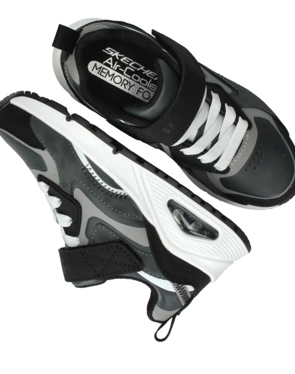 Skechers Uno Gen1 Color Rays Sneakers Grijs Jongens