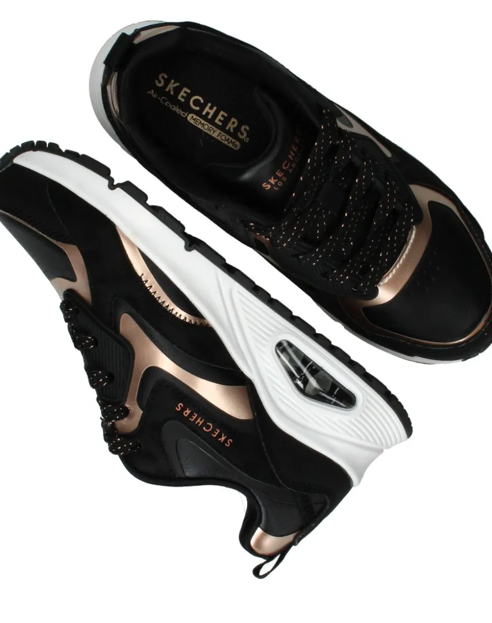 Skechers Uno Gen1 Color Surge Sneakers Zwart Meisjes