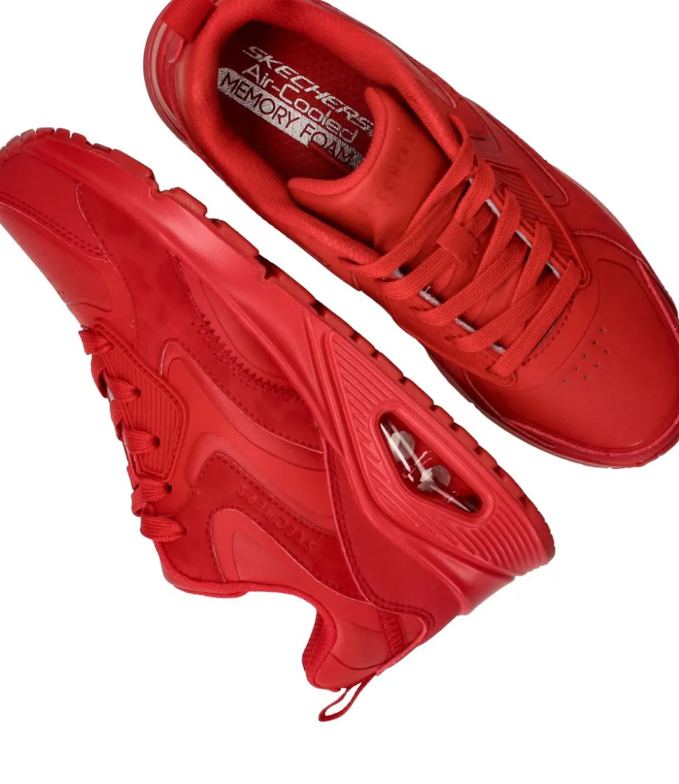 Skechers Uno Gen1 Color Surge Sneakers Rood Jongens