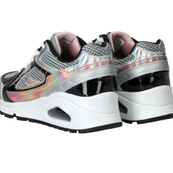 Skechers Uno Gen1 Platinum Flash Sneakers Zilver Meisjes