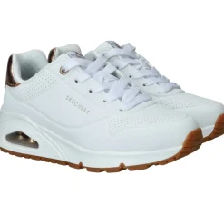 Skechers Uno Gen1 Shimmer Away Sneakers Wit Meisjes