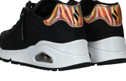 Skechers Uno Gen1 Zip and Stride Sneakers Zwart Meisjes