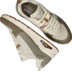 Skechers Uno Layover Sneakers Beige Heren