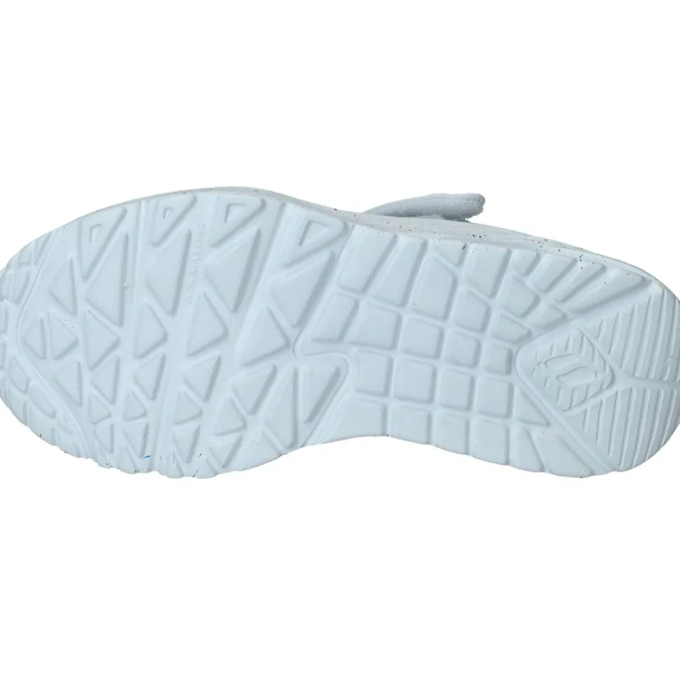 Skechers Uno Lite Rainbow Specks Sneakers Wit Meisjes