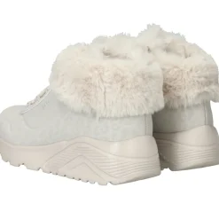 Skechers Uno Lite Veterboots Beige Meisjes