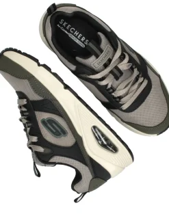 Skechers Uno Retro Groove Sneakers Grijs Jongens