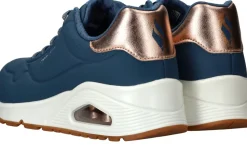 Skechers Uno Shimmer away Sneakers Blauw Dames