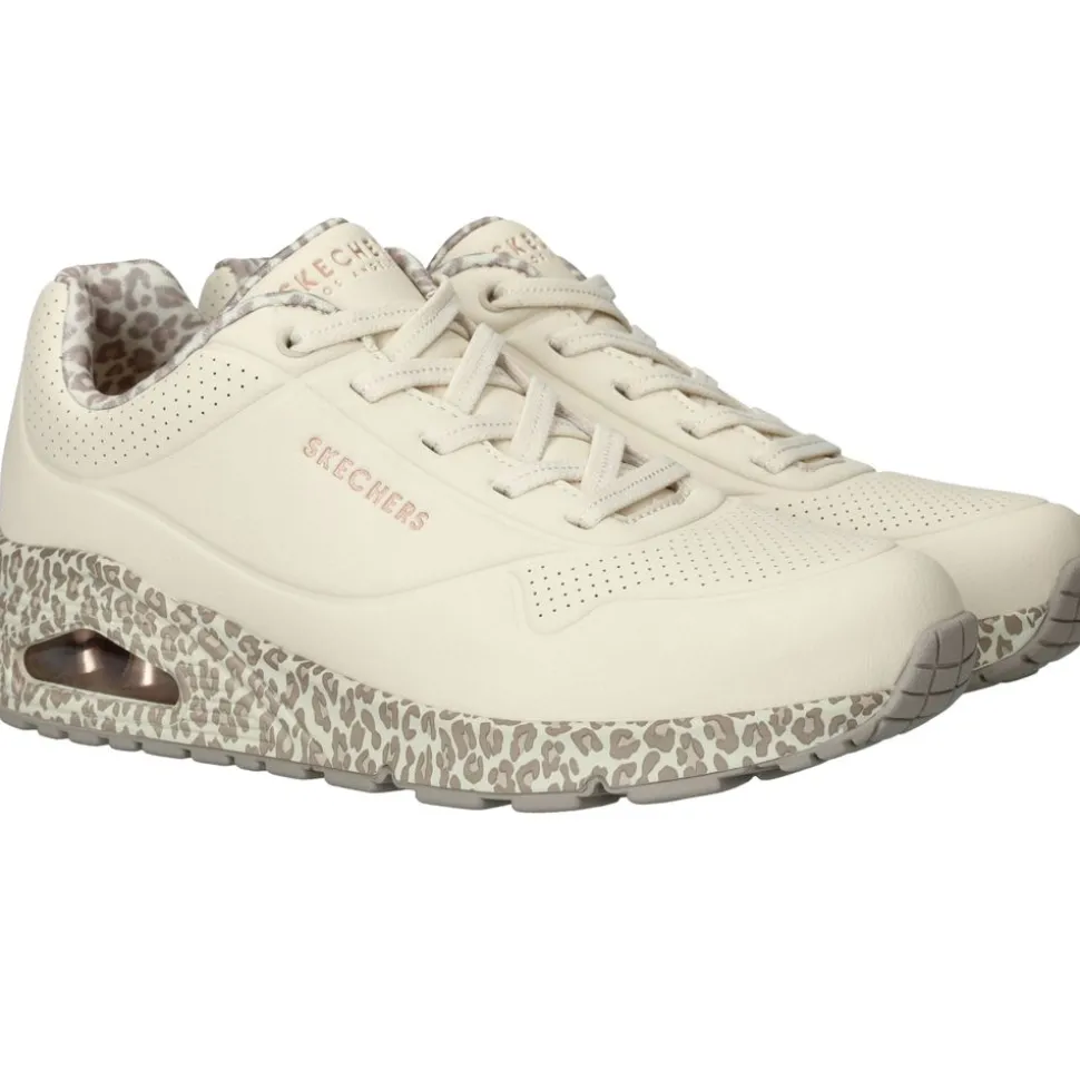 Skechers Uno Sneakers Beige Dames