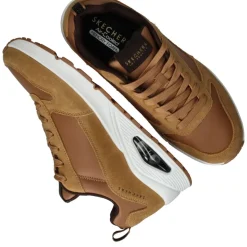Skechers Uno Stacre Sneakers Cognac Heren