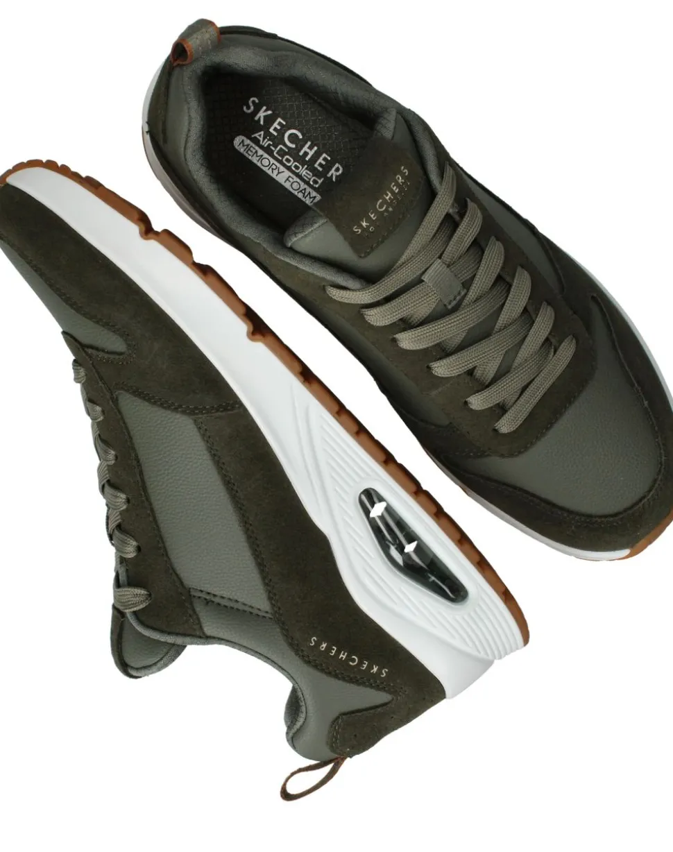 Skechers Uno Stacre Sneakers Groen Heren