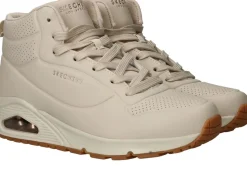 Skechers Uno Stand High Sneakers Beige Dames