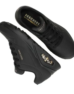 Skechers Uno Stand on Air Sneakers Zwart Dames