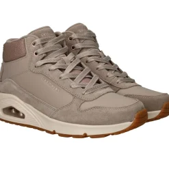 Skechers Uno Veterschoenen Beige Dames