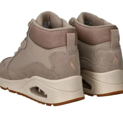 Skechers Uno Veterschoenen Beige Dames