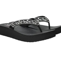 Skechers Vinyasa Slippers Zwart Dames
