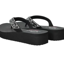 Skechers Vinyasa Slippers Zwart Dames