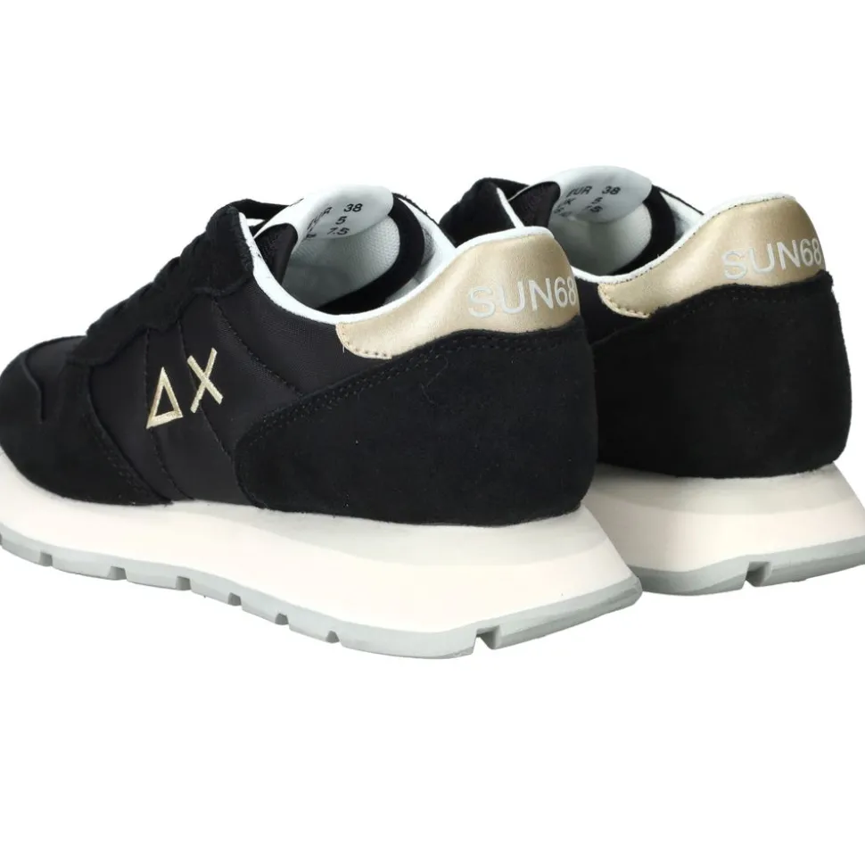 SUN68 Ally Gold Silver Sneakers Zilver Dames