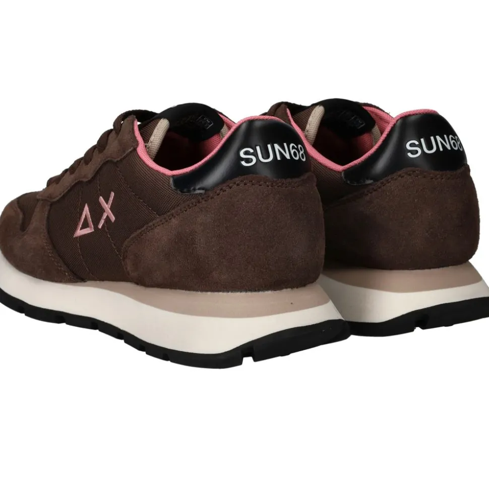 SUN68 Ally Sold Nylon Sneakers Bruin Dames
