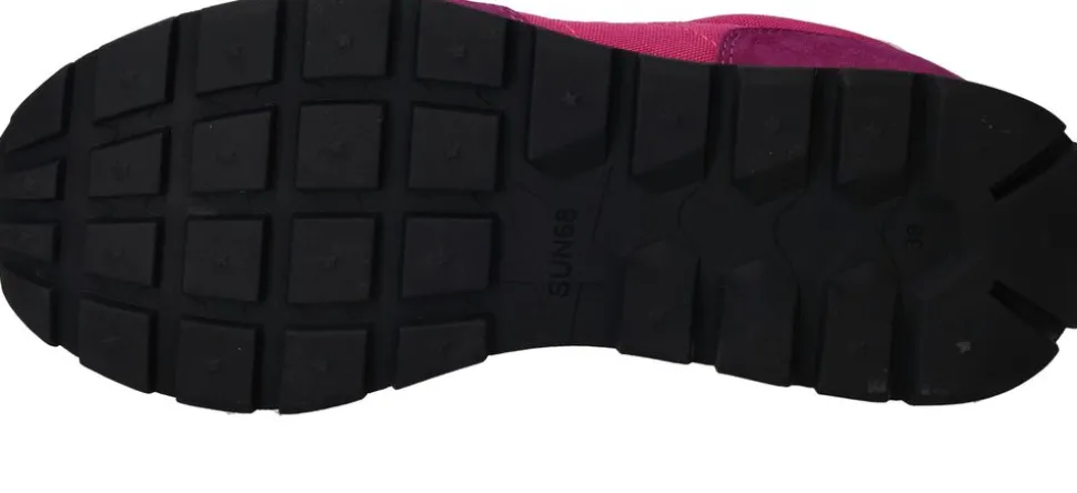 SUN68 Ally Solid Nylon Sneakers Roze Dames