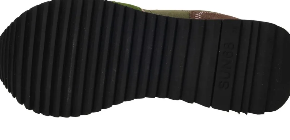 SUN68 Big Ally Solid Sneakers Groen Dames