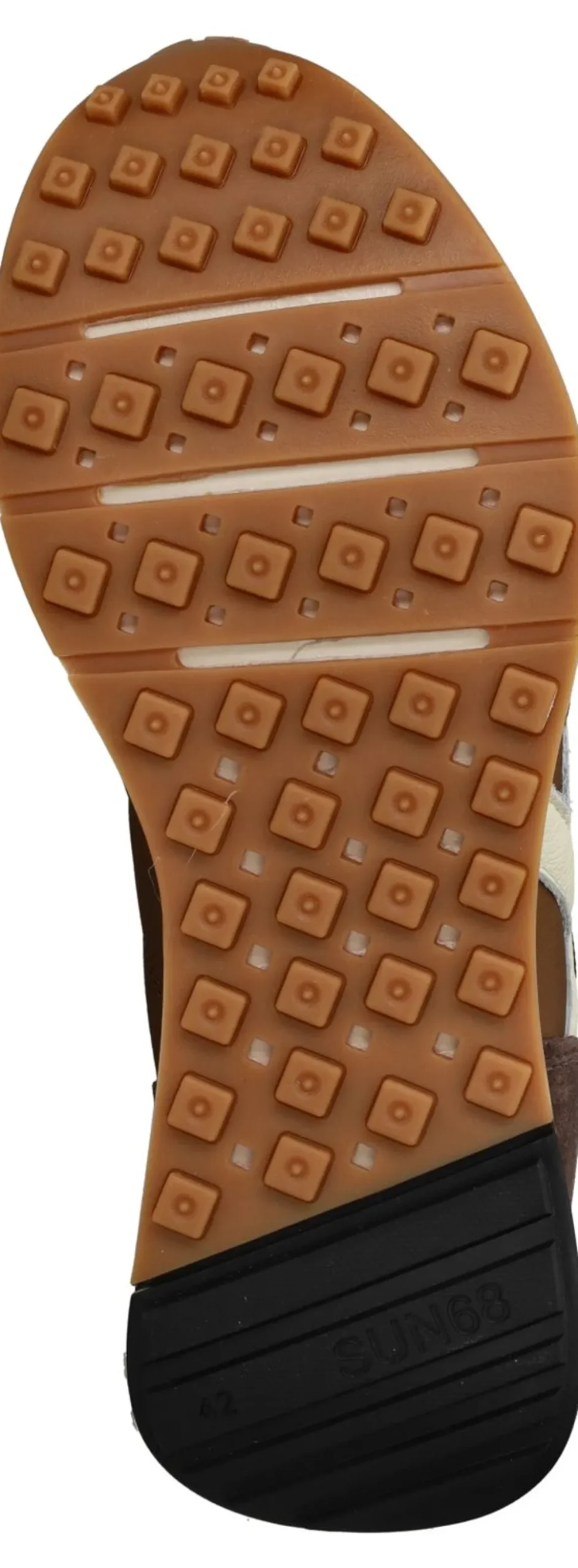 SUN68 Jaki Bicolor Sneakers Bruin Heren