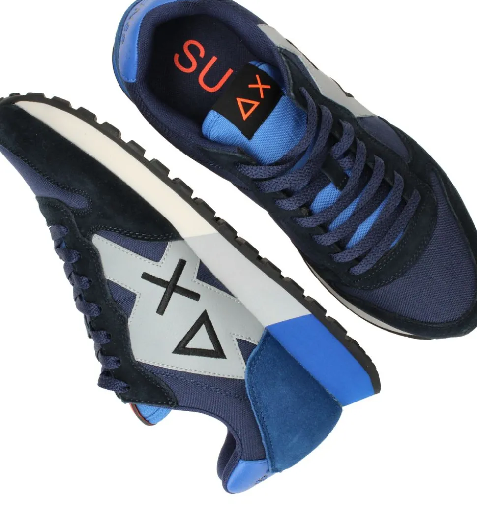 SUN68 Tom Solid Sneakers Blauw Heren