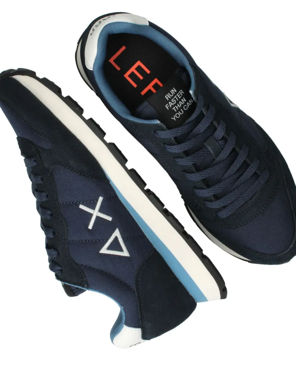 SUN68 Tom Solid Sneakers Blauw Heren