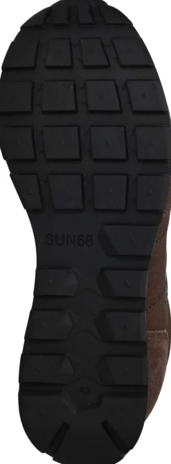 SUN68 Tom Solid Sneakers Bruin Heren