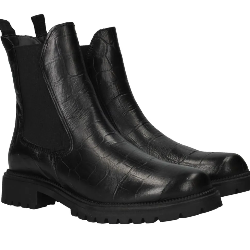 Tamaris Chelseaboots Zwart Dames