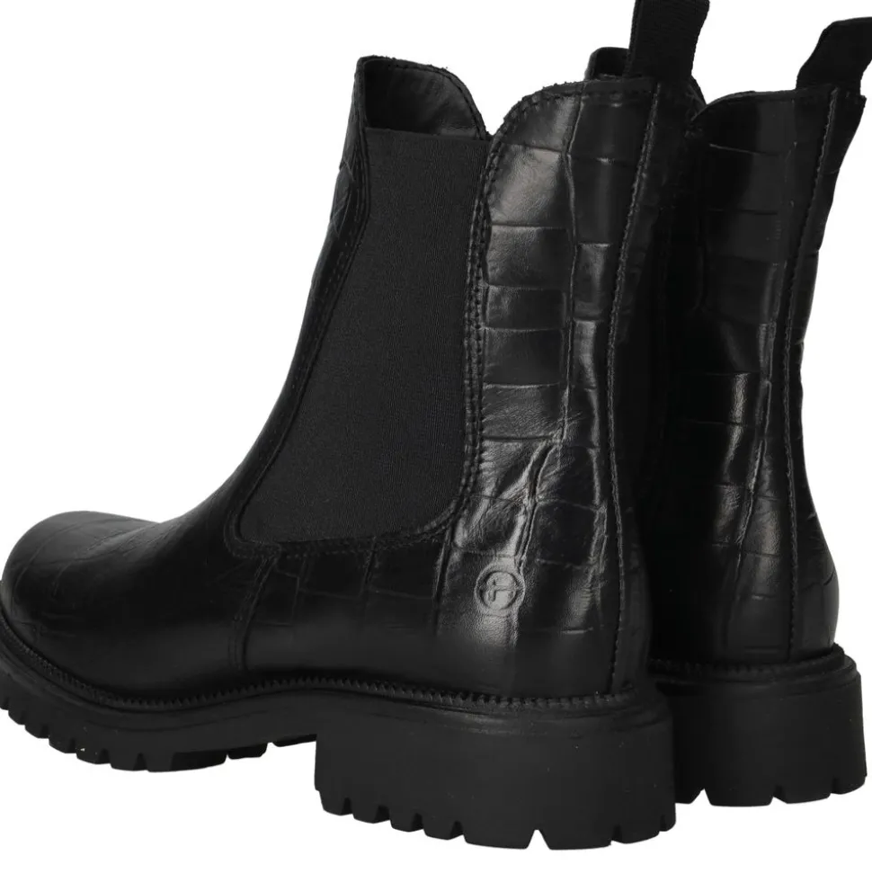 Tamaris Chelseaboots Zwart Dames