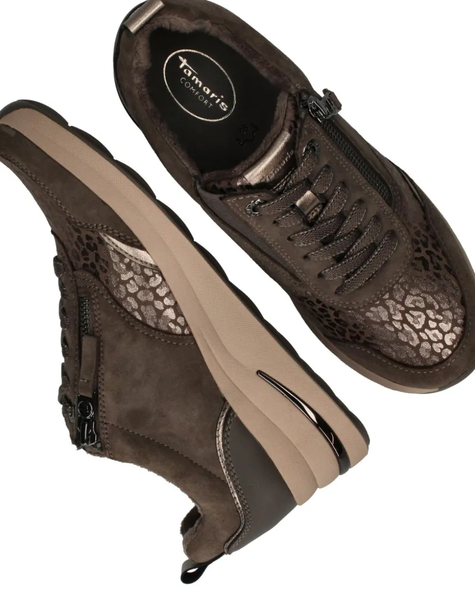 Tamaris comfort Sneakers Taupe Dames