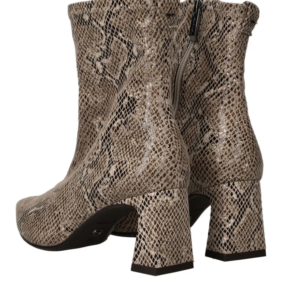 Tamaris Enkellaarsjes Beige Dames