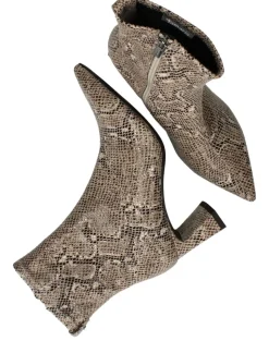 Tamaris Enkellaarsjes Beige Dames