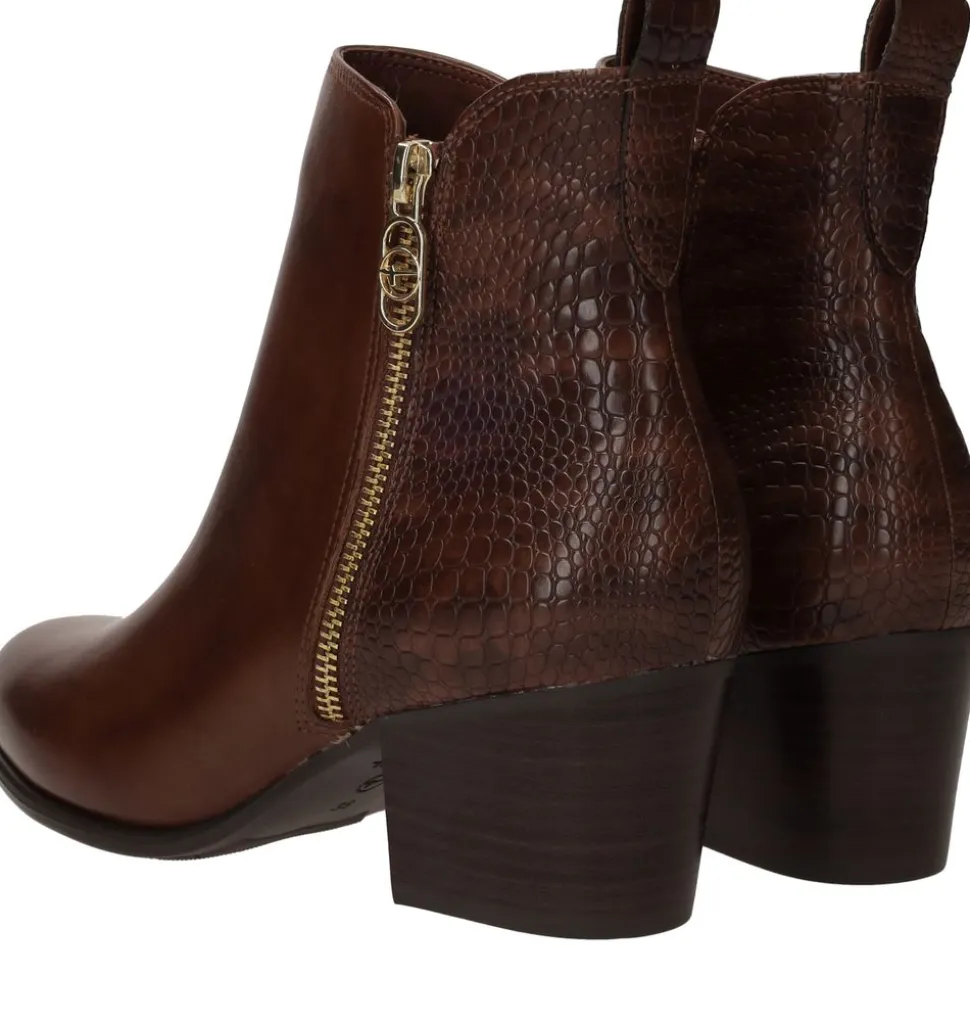 Tamaris Enkellaarsjes Bruin Dames