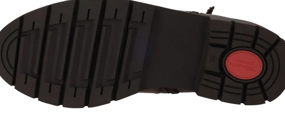 Tamaris Enkellaarsjes Bruin Dames