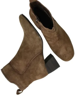 Tamaris Enkellaarsjes Cognac Dames